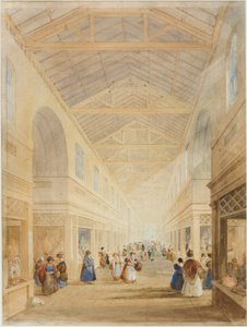 The Butcher Market, Newcastle upon Tyne (bc, tusz i wc na papierze)